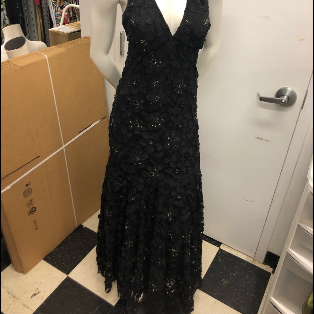 Lillie Rubin vintage formal halter dress